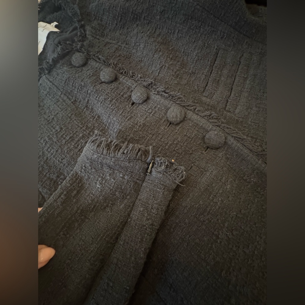 Proenza Schouler Black Textured Cropped Jacket - Picture 8 of 14
